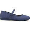 Canvas Mary Janes, Indigo Blue - Mary Janes - 3