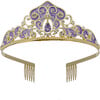 Purple Tiara - Costume Accessories - 1 - thumbnail