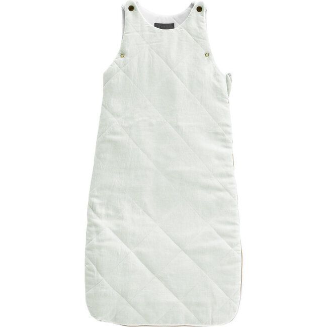 Quilted Sleeping Bag, French Grey Linen - Sleepbags - 1