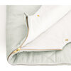 Quilted Sleeping Bag, French Grey Linen - Sleepbags - 4