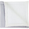 Reversible Play Mat, Summer Grey Linen/White Stripe - Playmats - 2