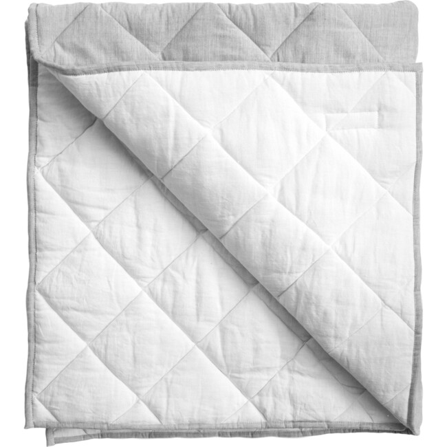 Quilted Playmat, Husk Grey