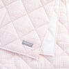 Reversible Play Mat, Dusty Pink Gingham and White Linen - Playmats - 3
