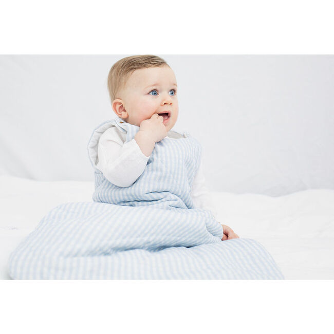 Sleeping Bag, Pale Blue Gingham - Sleepbags - 2