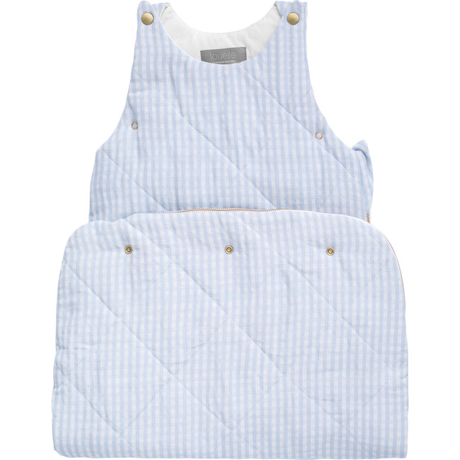 Sleeping Bag, Pale Blue Gingham - Sleepbags - 5
