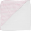 Hooded Towel, Dusty Pink Gingham - Towels - 1 - thumbnail