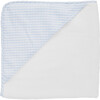 Hooded Towel, Pale Blue Gingham - Towels - 1 - thumbnail