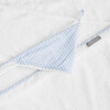 Hooded Towel, Pale Blue Gingham - Towels - 3 - thumbnail