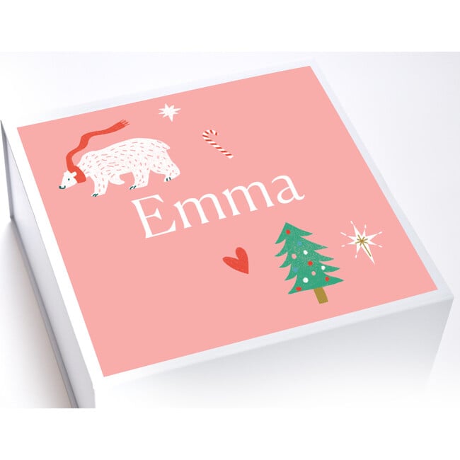 Stocking Bundle by Maisonette, Pink Jolly Polar Bear Set