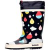 Raindrop Rain Boots, Black - Boots - 1 - thumbnail