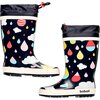 Raindrop Rain Boots, Black - Boots - 2
