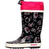 Camera Rain Boots, Black - Boots - 1 - thumbnail