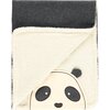 Panda Print Blanket, White - Blankets - 1 - thumbnail