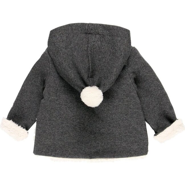 Panda Knit Jacket, Gray