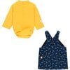 Kitten Pinafore Outfit, Blue - Mixed Apparel Set - 2