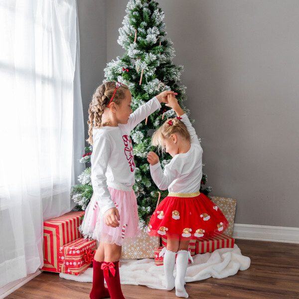 Santa Hat Tutu, Red - Skirts - 3
