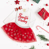 Santa Bow Clip, Red - Hair Accessories - 2