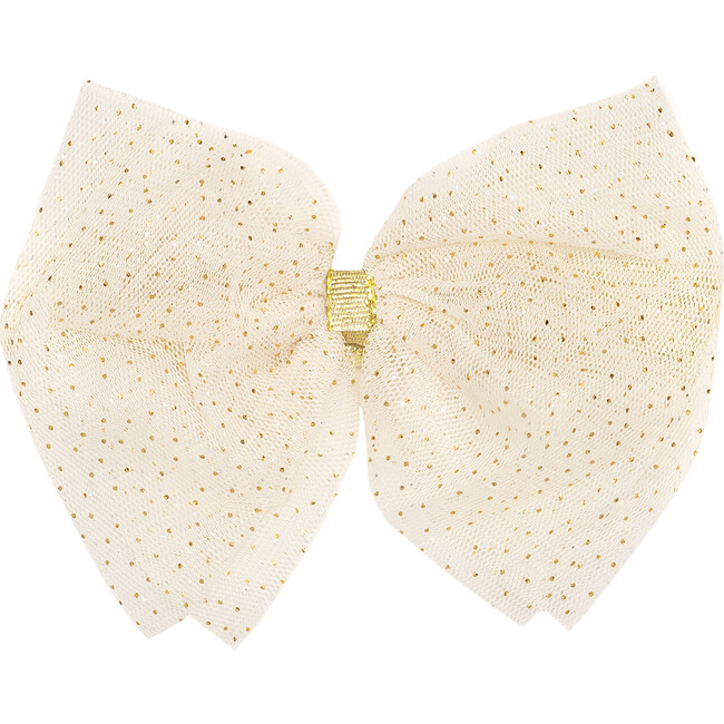 Ivory Bow Clip, Ivory - Hair Accessories - 1