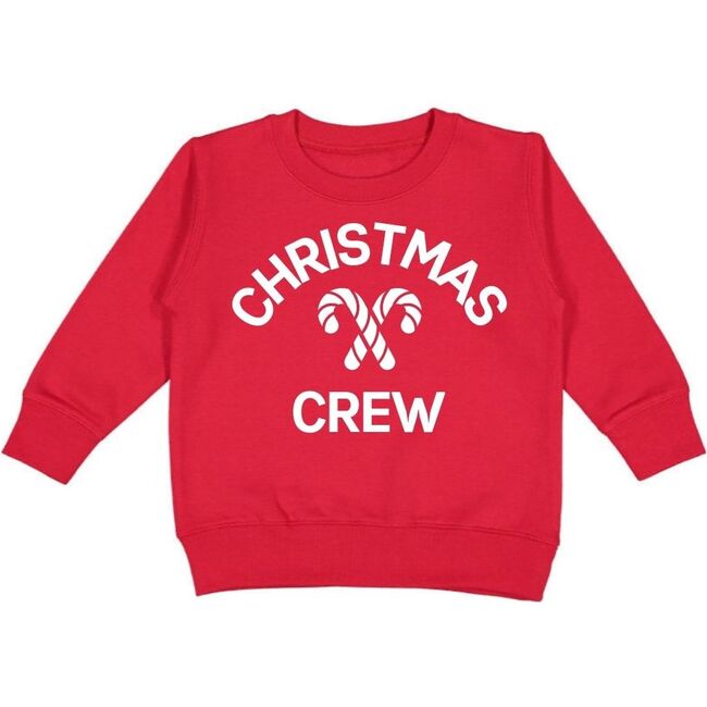 Christmas Crew L/S Sweatshirt, Red