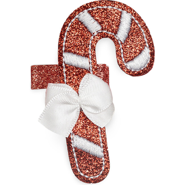 Candy Cane Clip, Red - Hair Accessories - 1 - zoom