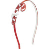 Candy Cane Headband, Red - Hair Accessories - 1 - thumbnail
