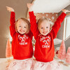 Christmas Crew L/S Sweatshirt, Red - Sweatshirts - 5