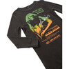 Janis Joplin Waffle Knit Dress, Dark Grey - Dresses - 4