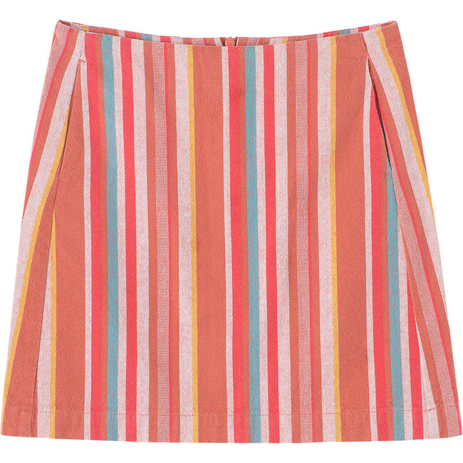 Striped Miniskirt, Pink