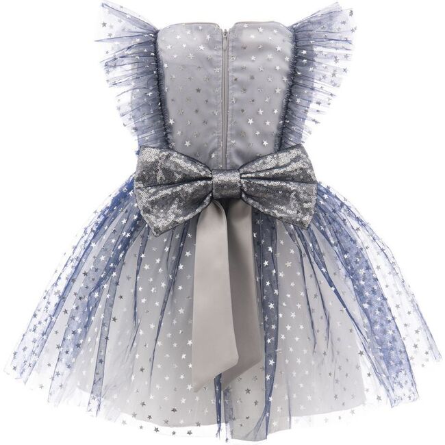 Tulleen White Aspen Tulle Bow Dress 8Y / White