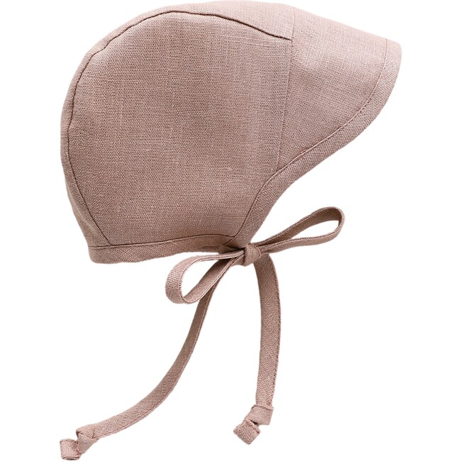 Brimmed Wren Linen Bonnet Sherpa-Lined - Hats - 1