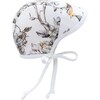 Brimmed Songbird Linen Bonnet Sherpa-Lined - Hats - 1 - thumbnail
