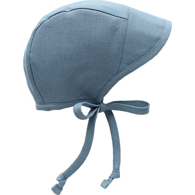 Brimmed Fountain Linen Bonnet Sherpa-Lined - Hats - 1