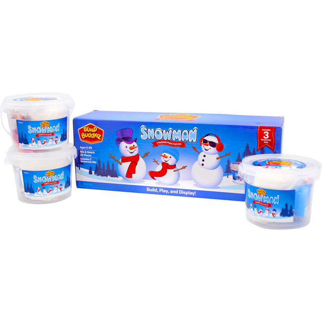 Snowman Build Buddiez - Arts & Crafts - 1 - zoom