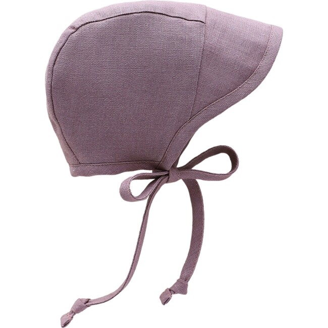 Brimmed Folklore Linen Bonnet Sherpa-Lined - Briar Baby Hats & Mittens ...