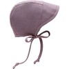 Brimmed Folklore Linen Bonnet Sherpa-Lined - Hats - 1 - thumbnail