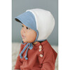Brimmed Fountain Linen Bonnet Sherpa-Lined - Hats - 3