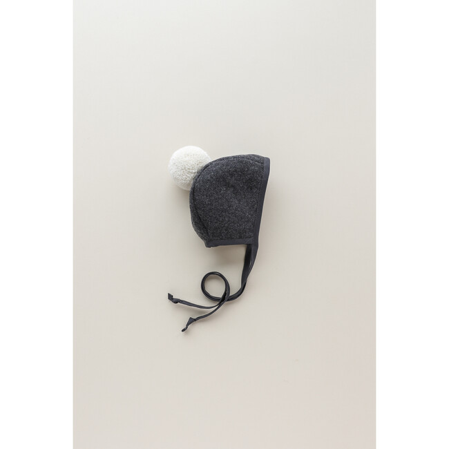 Charcoal Pom Bonnet