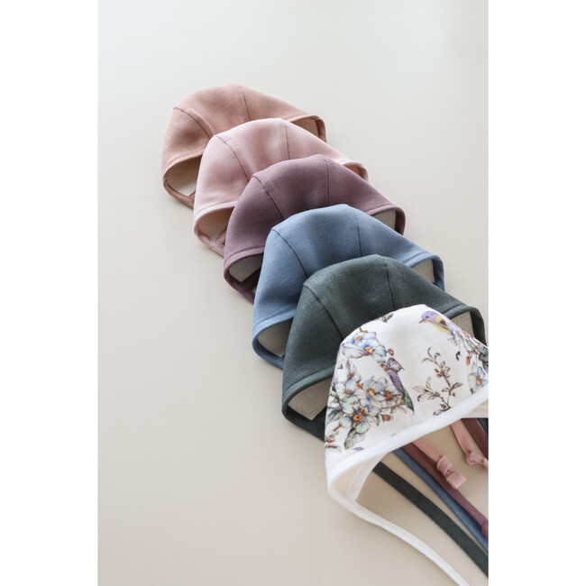 Folklore Linen Bonnet Sherpa-Lined - Hats - 5