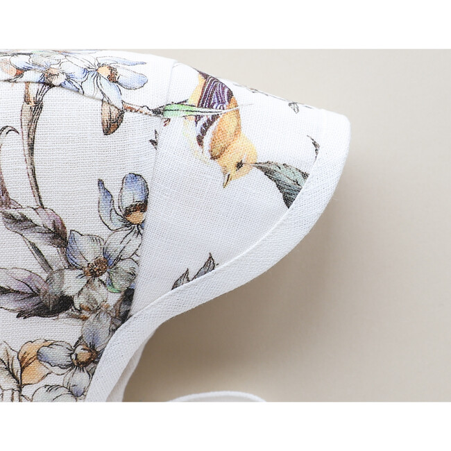 Brimmed Songbird Linen Bonnet Sherpa-Lined - Hats - 5