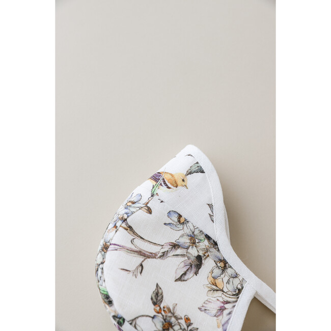 Brimmed Songbird Linen Bonnet Sherpa-Lined - Hats - 7