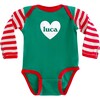 Personalized Merry Little Babesie, Red/Green - Onesies - 1 - thumbnail