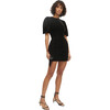 Women's Pia Dress Velvet, Black - Dresses - 1 - thumbnail