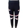 Shark Boy Black Joggers, Black - Pants - 1 - thumbnail