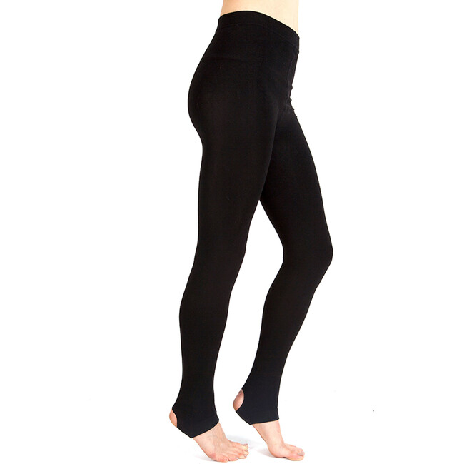 Women's Fleece-Lined Stirrup Tights - Tights - 1