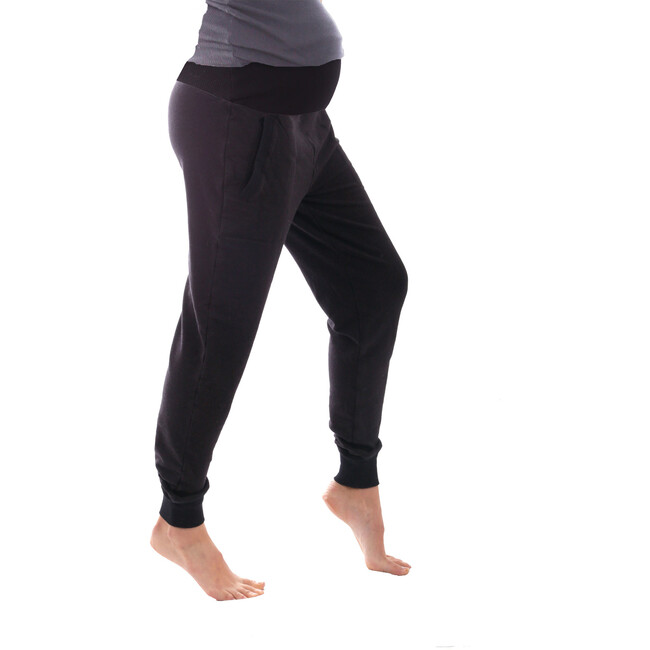 Women's Super Soft Bamboo Over-Belly Maternity Jogger - Leggings - 1