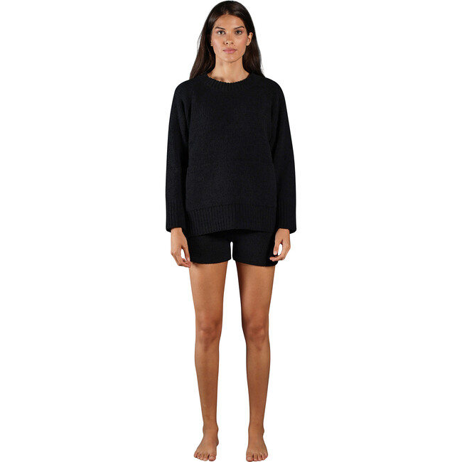 Women's Cozy Knit Oversized Sweater - Loungewear - 4