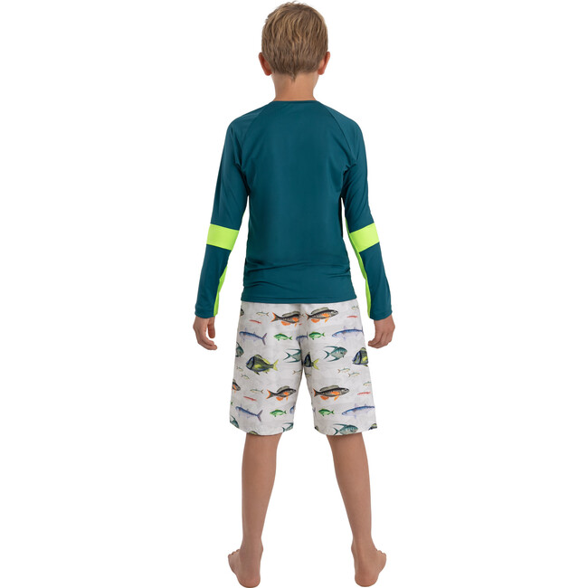Swim Trunk, Sand Fish Print - Swim Trunks - 3
