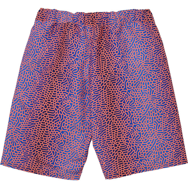 Swim Trunk, Violet Coral Print - Swim Trunks - 3