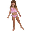 Bikini Set, Pink Mermaid Print - Two Pieces - 2