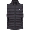 Men's Padded Sleeveless Puffer Vest, Black - Vests - 1 - thumbnail